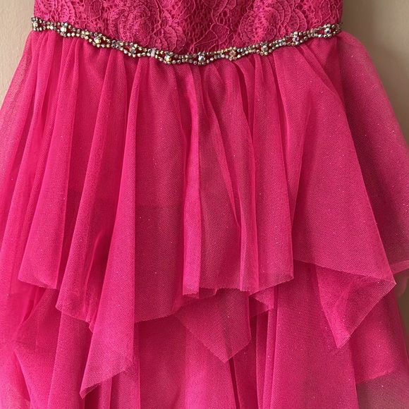 Pink lace and tulle dress - Picture 3 of 4